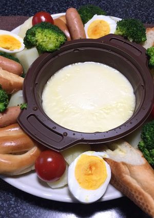 彩りたっぷりチーズフォンデュ!(^^)!-レシピのメイン写真