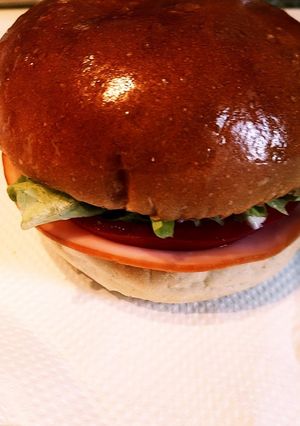 ハムチーズバーガー-レシピのメイン写真