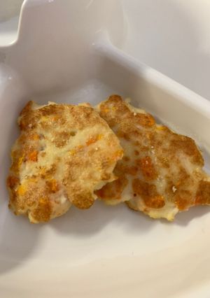 離乳食　にんじんのおやき（もぐもぐ期）-レシピのメイン写真