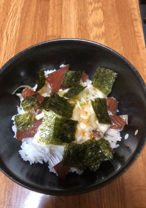男飯シリーズ ネバネバ鉄火丼-レシピのメイン写真