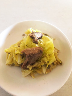 簡単!春キャベツのいわし煮-レシピのメイン写真