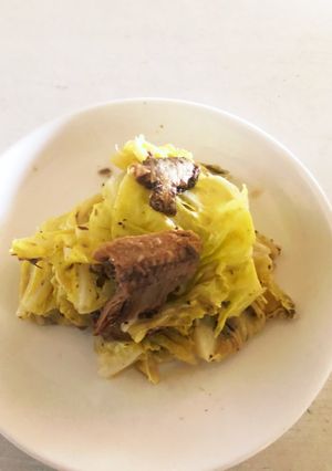 簡単！春キャベツのいわし煮-レシピのメイン写真