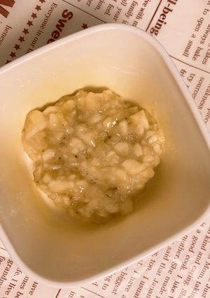 離乳食 バナナペースト(もぐもぐ期)-レシピのメイン写真