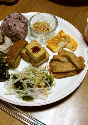 朝ごはん(当日卵を焼くだけ・休日用)-レシピのメイン写真