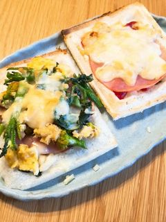 お餅をイタリアンに♫もっふるでピザ-レシピのメイン写真