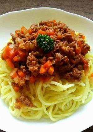 甘口ミートソースの作り方-レシピのメイン写真
