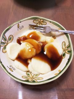 豆腐で作る白玉だんご〜みたらしを添えて〜-レシピのメイン写真