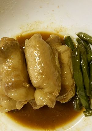 簡単☆豚肉のチーズロール♪~照り焼き風~-レシピのメイン写真
