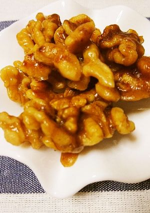 カリッと美味しい♫簡単くるみキャラメル-レシピのメイン写真