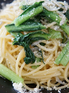 カルシウム摂れる!簡単小松菜ジャコパスタ-レシピのメイン写真