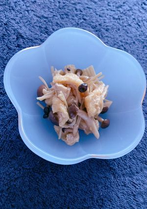 節約★食べやすい!きのこと油揚げの副菜♡-レシピのメイン写真