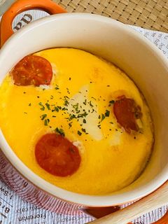 トマトとチーズのココットオムレツ-レシピのメイン写真