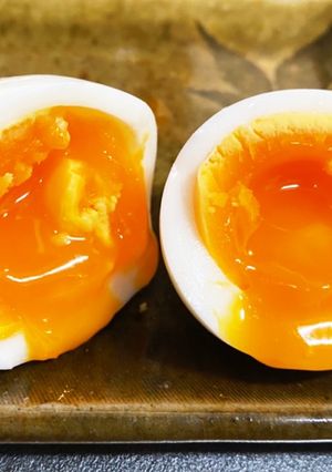 半熟ゆで玉子♪ゆで時間別の半熟具合-レシピのメイン写真