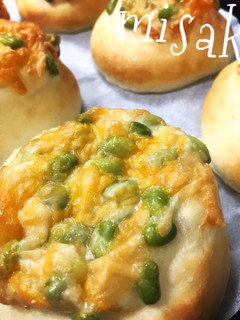 マヨ醤油の枝豆チーズパン☆-レシピのメイン写真