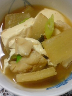 絶品☆白身魚と大根の豆腐チゲスープ-レシピのメイン写真