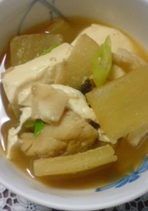 絶品☆白身魚と大根の豆腐チゲスープ-レシピのメイン写真