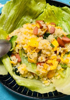 簡単だったレタスチャーハン-レシピのメイン写真