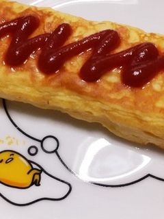 おからパウダーでふわふわ♪チーズ卵焼き-レシピのメイン写真