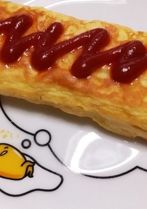 おからパウダーでふわふわ♪チーズ卵焼き-レシピのメイン写真
