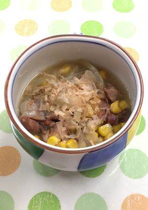 【もしまレシピ】やきとり缶deうま煮風-レシピのメイン写真