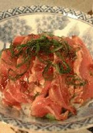 マグロのづけたたき丼-レシピのメイン写真