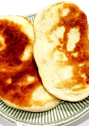 材料費100円で4枚！手づくりナン-レシピのメイン写真