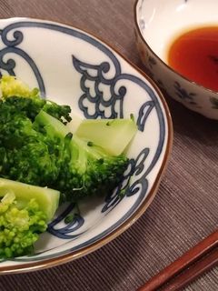 ブロッコリーの酢醤油-レシピのメイン写真