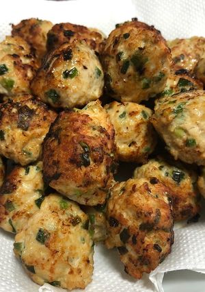 大葉・青ネギ・生姜たっぷり！鶏の肉団子-レシピのメイン写真