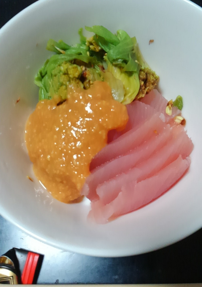 ふきのとうと鮪のぬた-レシピのメイン写真