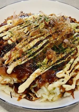 たっぷりキャベツのお好み焼き-レシピのメイン写真