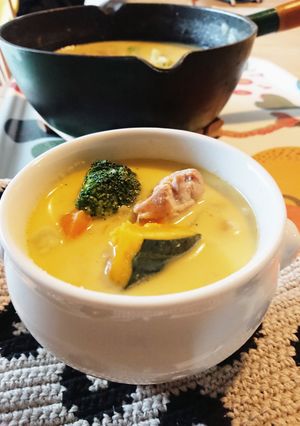 おからとカボチャの絶品クリームシチュー-レシピのメイン写真