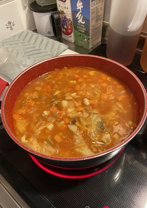 大量★栄養★お母さんの愛情ミネストローネ-レシピのメイン写真