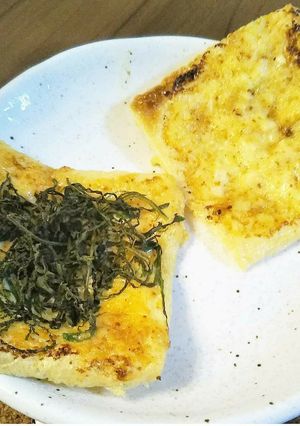 低糖質♪油揚の味噌マヨ和風ピザ-レシピのメイン写真