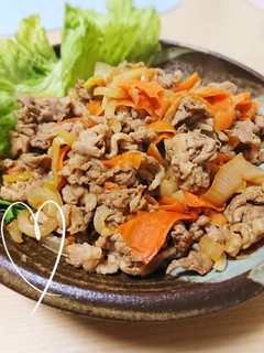 ☆簡単♪豚と人参の甘辛炒め☆-レシピのメイン写真