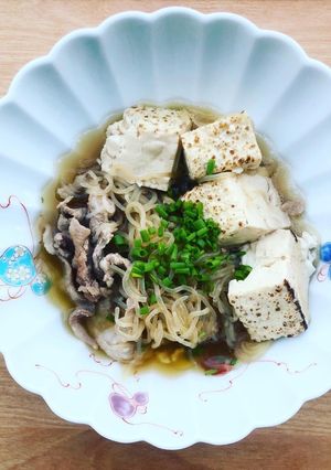 【簡単めんつゆ】居酒屋っぽい肉豆腐-レシピのメイン写真