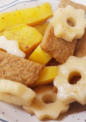 さつまいもとちくわぶの煮物-レシピのメイン写真