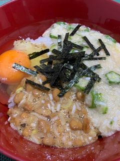 ネバネバ丼-レシピのメイン写真