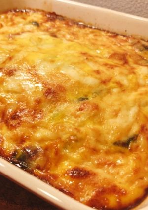 たけのこのキッシュ風〈生地なし簡単！〉-レシピのメイン写真