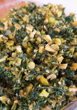 超簡単&大量消費！菜の花の辛子高菜風炒め-レシピのメイン写真
