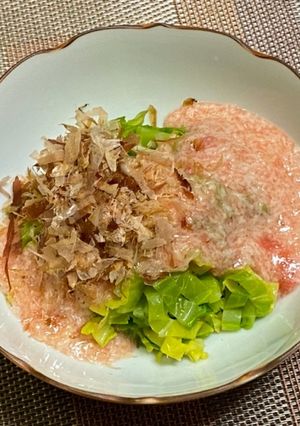 春キャベツの山芋＆タラコ合え-レシピのメイン写真