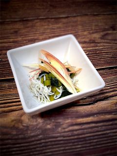 クイックおつまみ♬じゃこ野沢菜みょうが-レシピのメイン写真