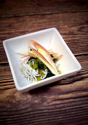クイックおつまみ♬じゃこ野沢菜みょうが-レシピのメイン写真