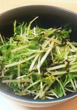 塩昆布と水菜のパクパクサラダ！節約！-レシピのメイン写真
