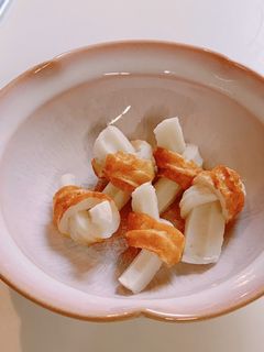 竹輪を結んだだけ♪お弁当に✨-レシピのメイン写真
