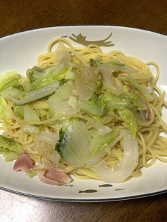 春キャベツと新玉葱の和風パスタ-レシピのメイン写真