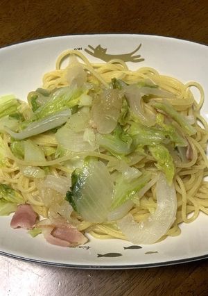 春キャベツと新玉葱の和風パスタ-レシピのメイン写真