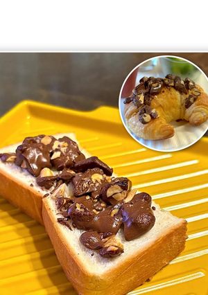 簡単！ピーナッツチョコ🥜パン-レシピのメイン写真