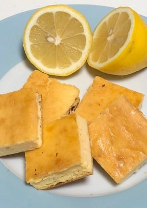 れもん好きのためのベイクドチーズケーキ-レシピのメイン写真