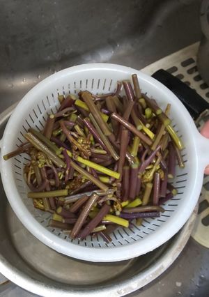 わらび 灰汁抜き (覚書)-レシピのメイン写真