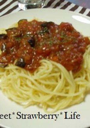 市販のミートソースで☆本格パスタ！-レシピのメイン写真